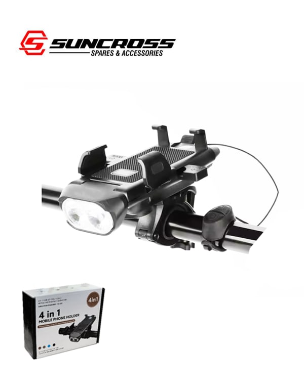 BICYCLE LIGHT WITH MOBILE HOLDER