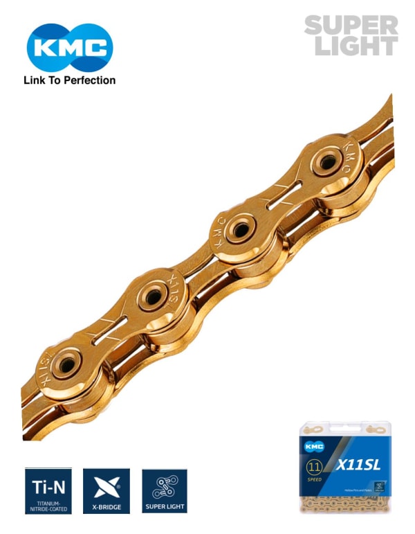 KMC X11SL Ti-N GOLD (11 SPEED)