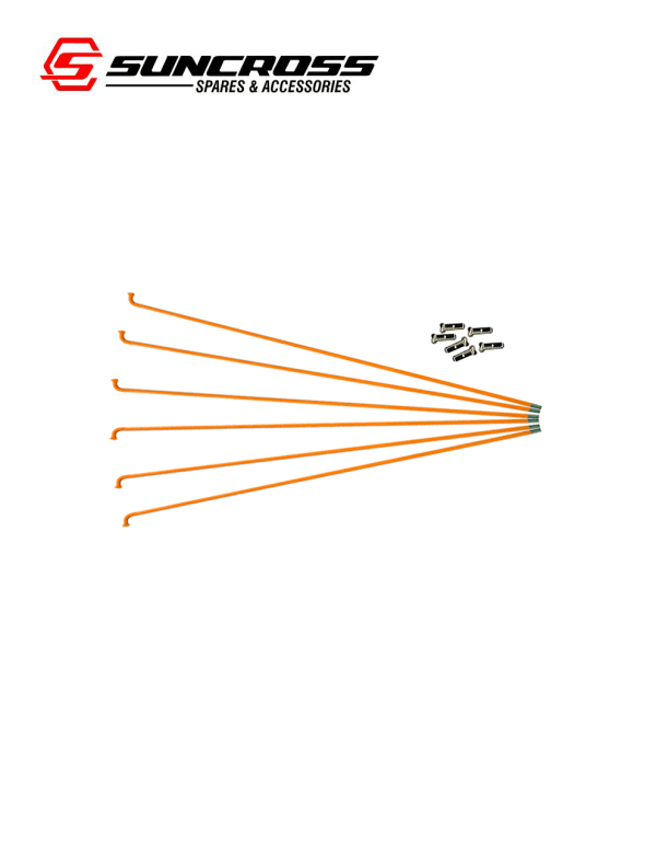 ORANGE SPOKES 29" (275MM)