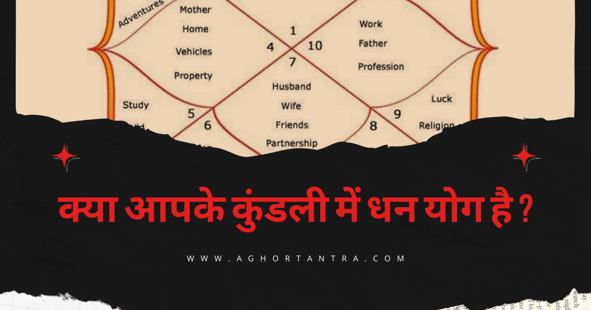 क्या आपके कुंडली में धन योग है ?