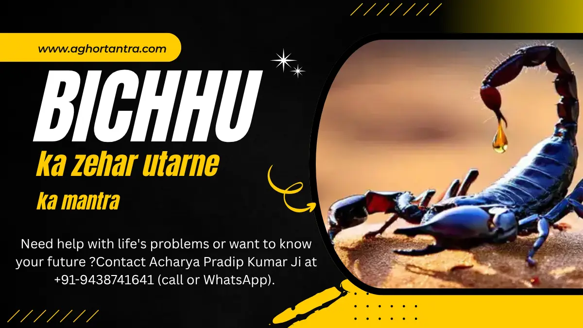 Bichhu Ka Zehar Utarne Ka Mantra