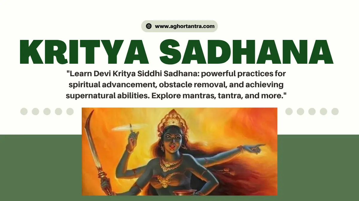 Devi Kritya Siddhi Sadhana