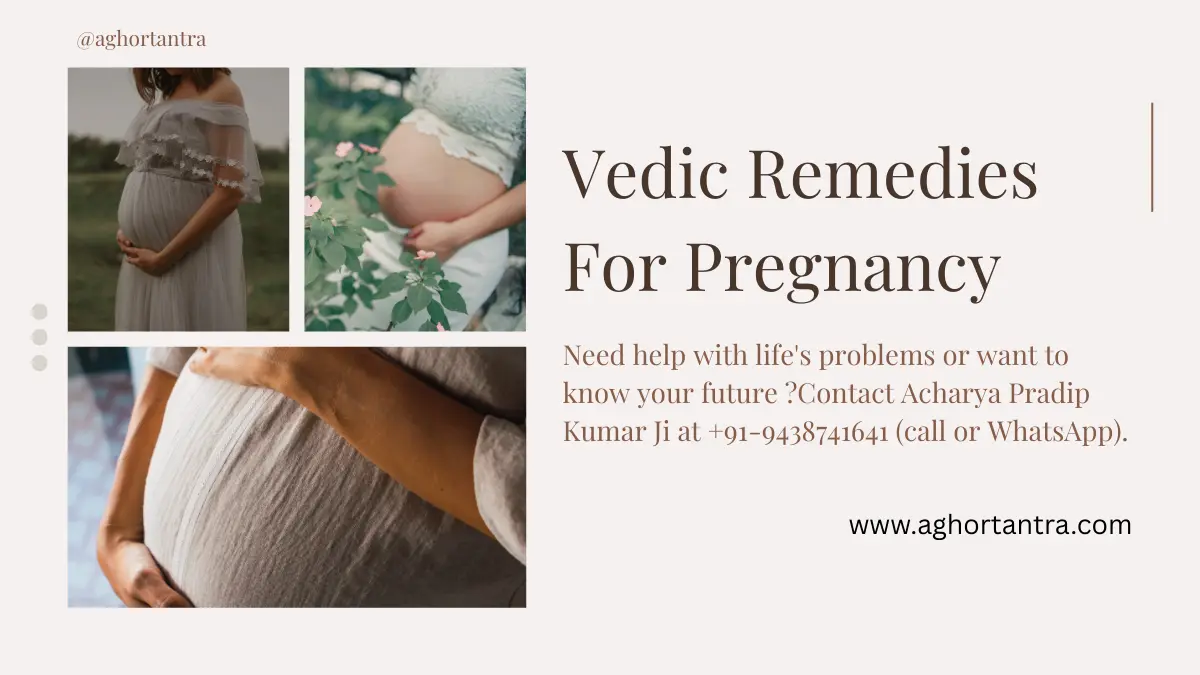 Vedic Remedies For Pregnancy