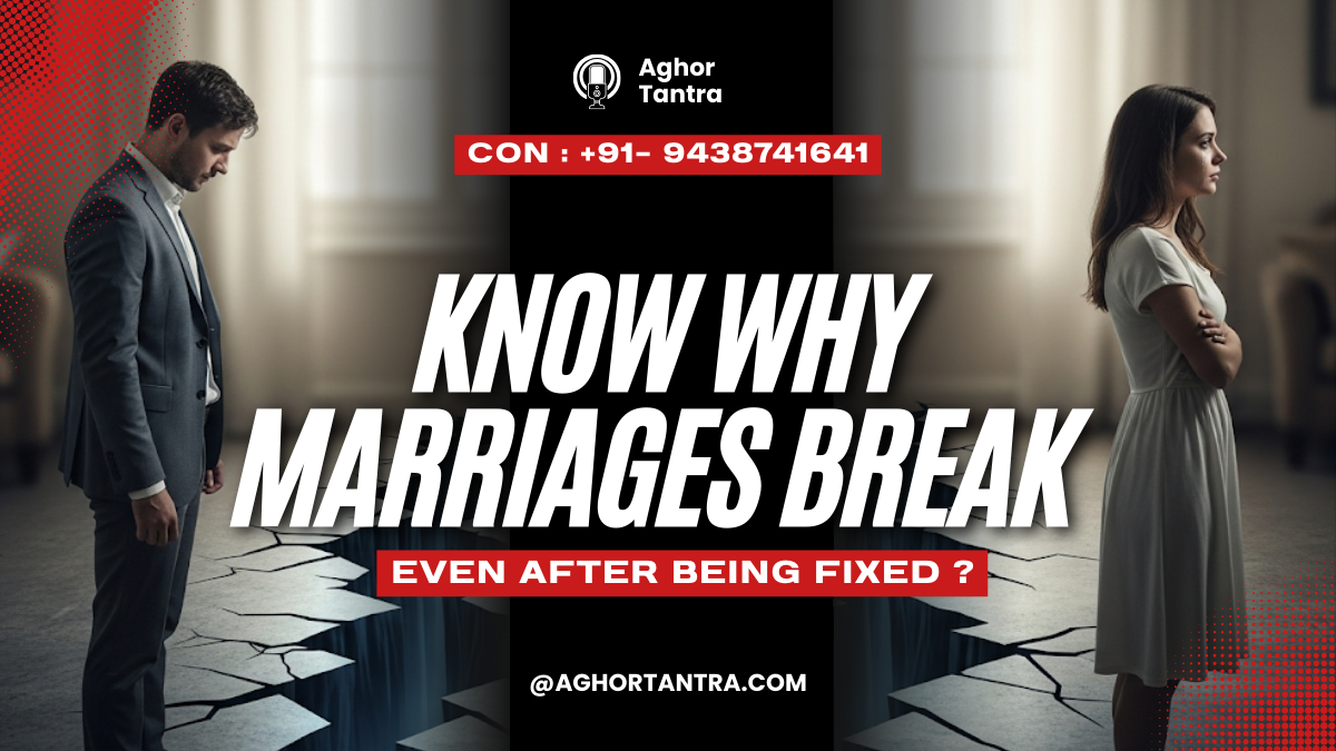 Marriages Break Even After Being Fixed