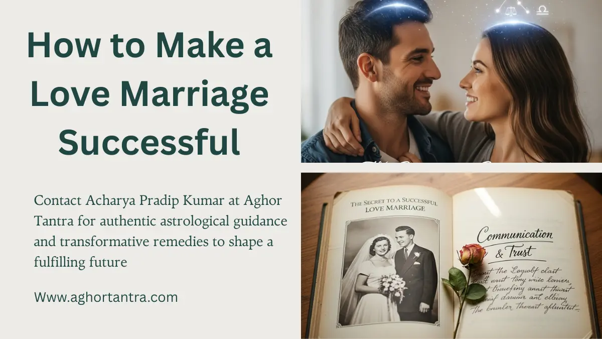The Secret to a Successful Love Marriage