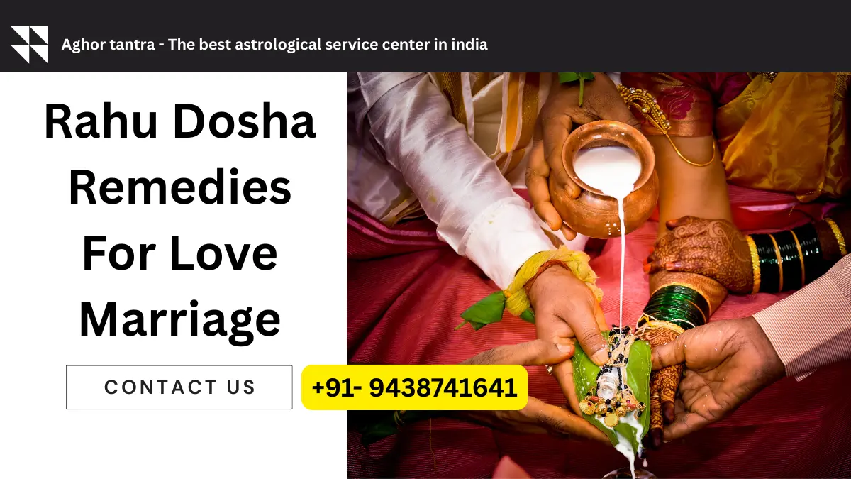 Rahu Dosha Remedies For Love Marriage