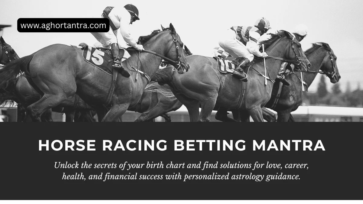 Horse Racing Betting Mantra