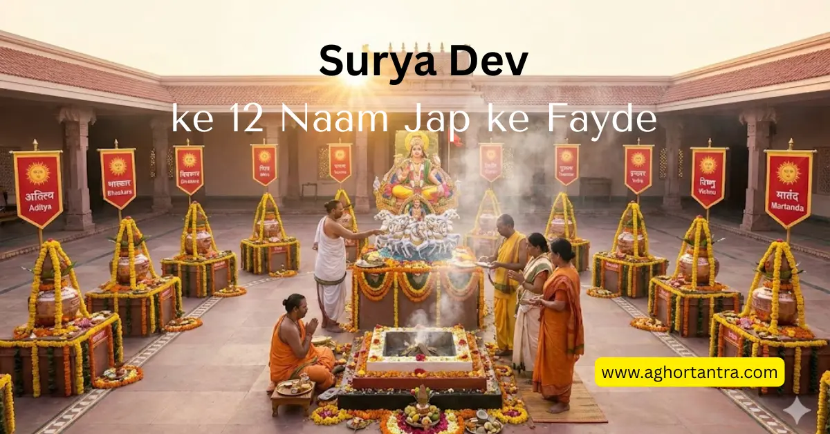 Surya Dev ke 12 Naam Jap ke Fayde