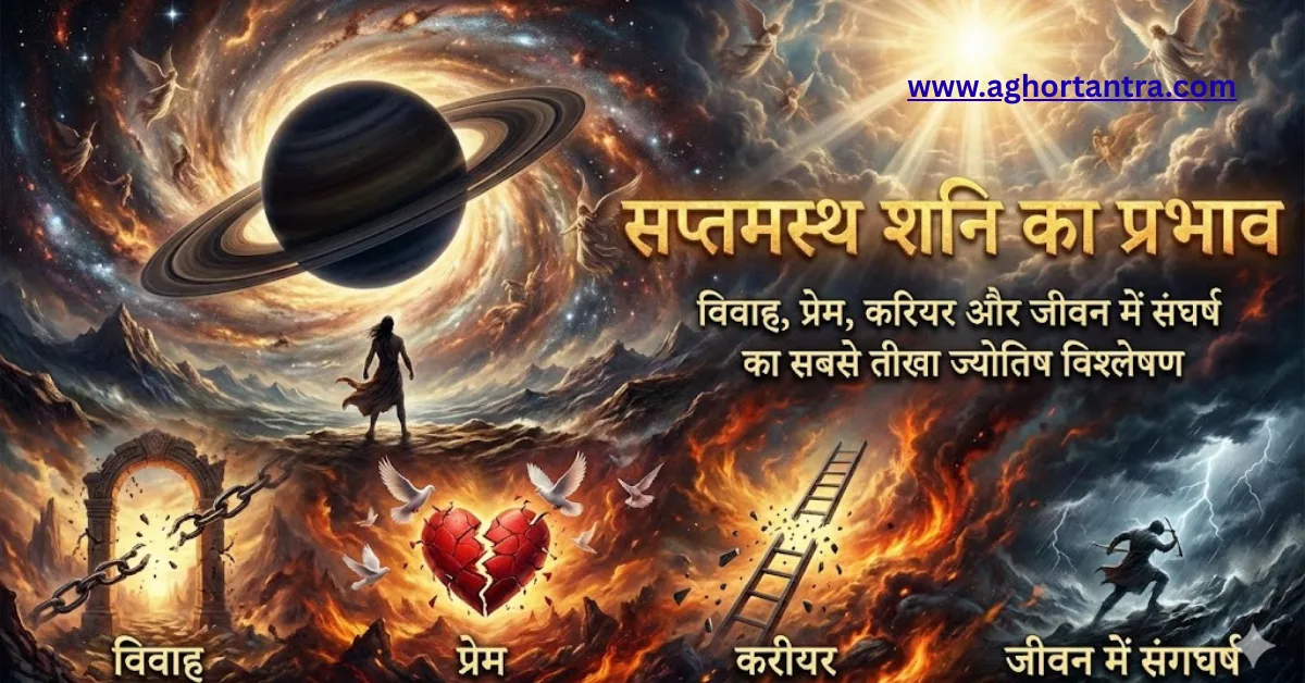 Saptamasth Shani ka Prabhav