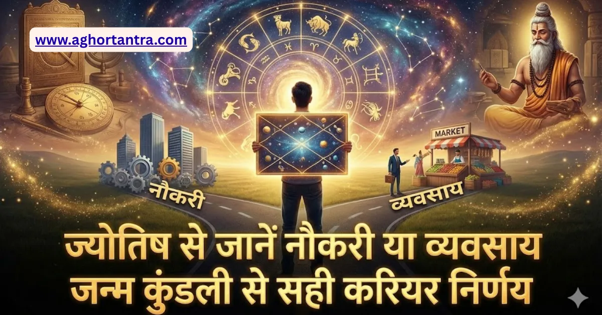Jyotish se jaane Naukri ya Vyavsay