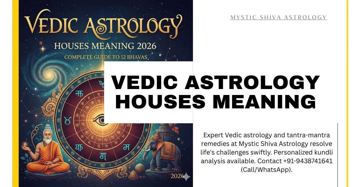 Vedic Astrology Houses Meaning