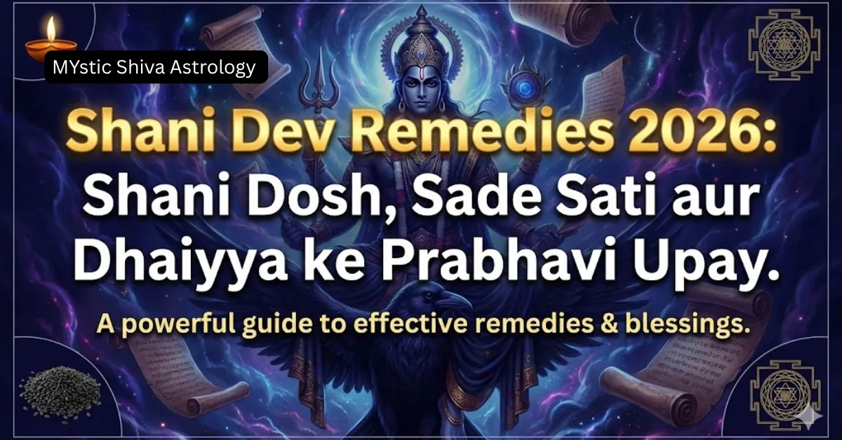 Shani Dev Remedies 2026