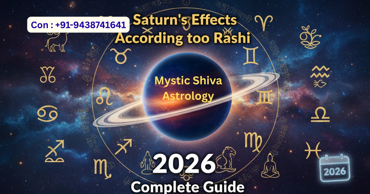 Shani Ka Fal Rashi Anusar 2026