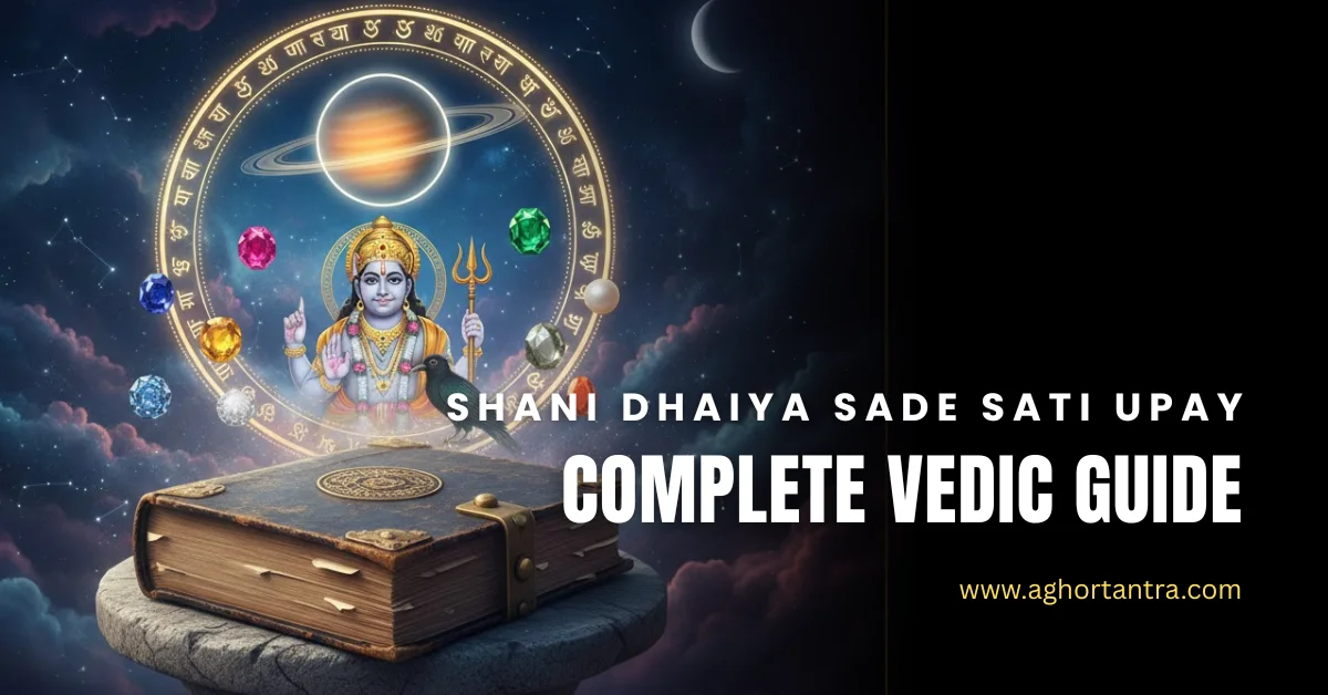 Shani Dhaiya Sade Sati Upay