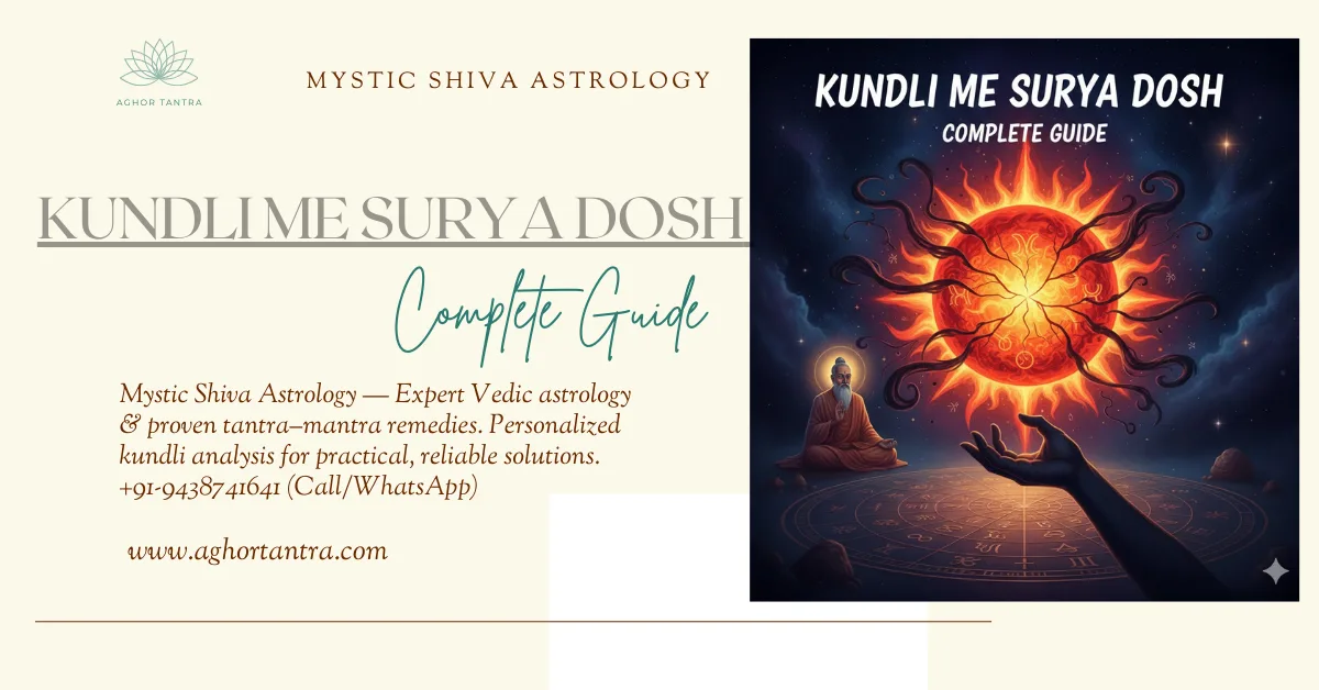 Kundli Me Surya Dosh