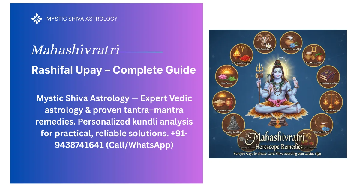 Mahashivratri Rashifal Upay