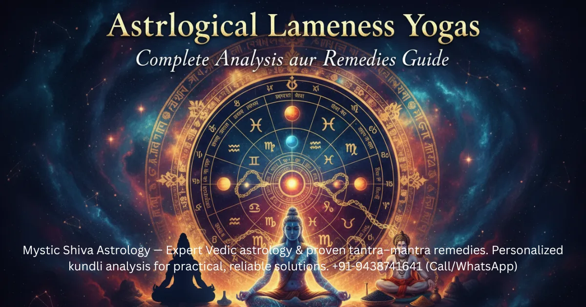 Astrological lameness yogas