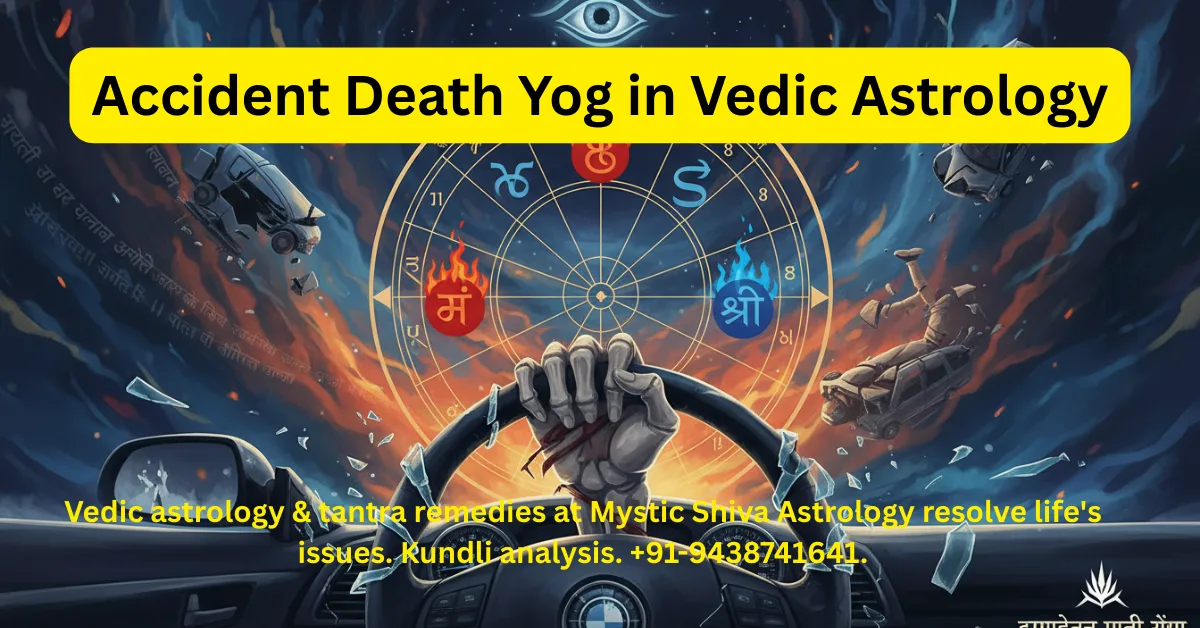 Accident Death Yog in Vedic Astrology