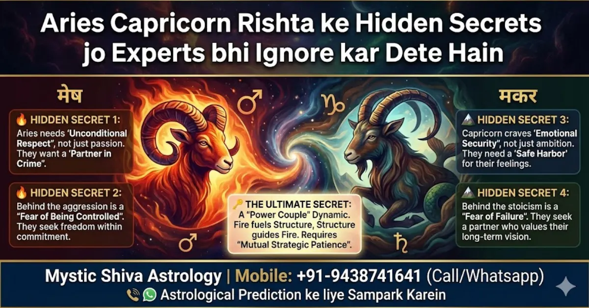 Aries Capricorn Rishta ke Hidden Secrets
