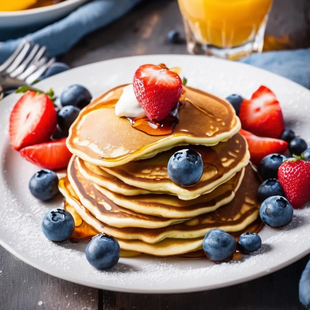 Pancakes z syropem klonowym