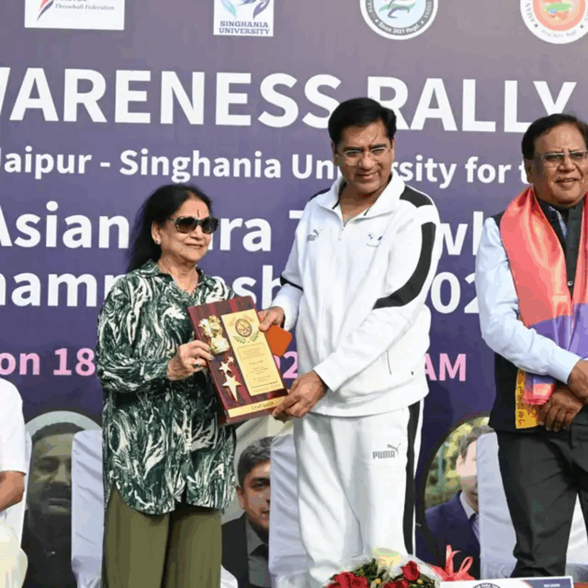 जयपुर से निकली पैरा थ्रोबॉल रैली : 100 दिव्यांग खिलाड़ियों ने लिया हिस्सा | 2027 एशियन चैंपियनशिप का प्रचार | खेलों से दिया समावेशिता का संदेश
