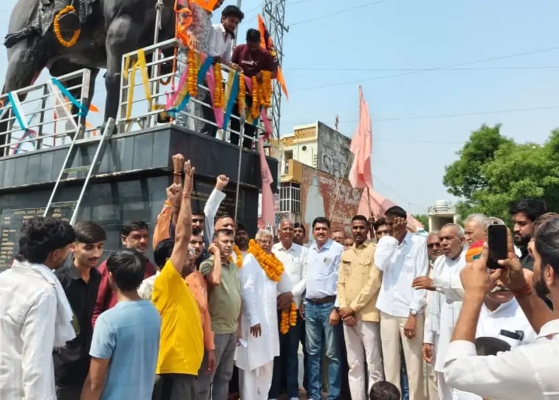 महेंद्रगढ़ | महाराणा प्रताप जयंती पर श्रद्धांजलि : विधायक कंवर सिंह यादव ने युवाओं को दिए प्रेरणा के संदेश