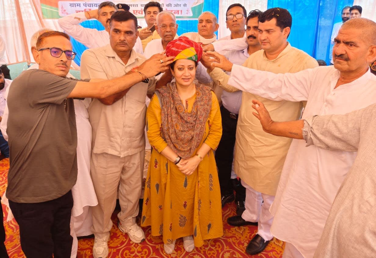 कनीना | स्वास्थ्य मंत्री आरती राव का धन्यवादी दौरा: 15 करोड़ रुपये के विकास कार्यों का उद्घाटन व शिलान्यास