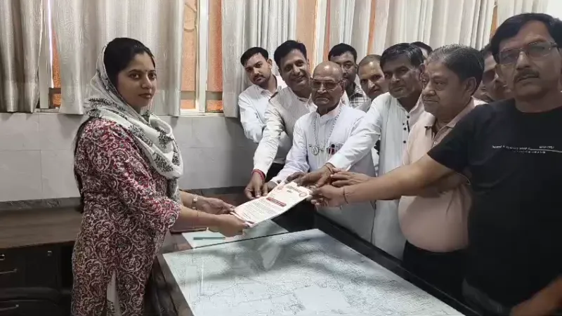 Kanina News | महाराजा अग्रसेन की प्रतिमा लगाने की मांग : नगर पालिका प्रधान को सौंपा ज्ञापन | बैठक में आएगा प्रस्ताव