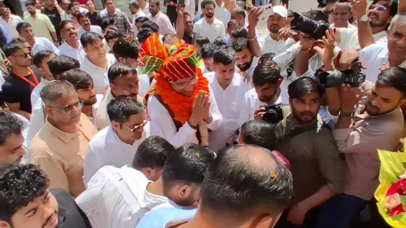 Rewari News | सिद्धार्थ यादव का भव्य अभिनंदन : बोले- संगठन का सिपाही हूं | गुरुग्राम जलभराव का स्थायी समाधान प्राथमिकता