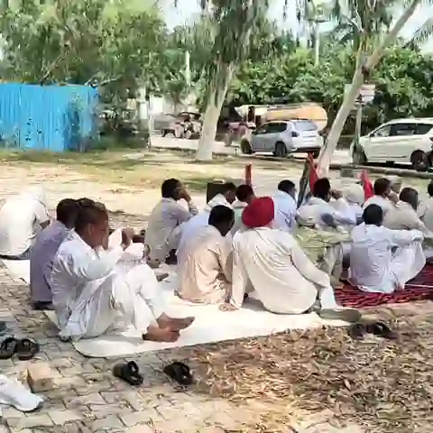 Bhiwani News | किसानों ने मांगों को लेकर खोला मोर्चा : भिवानी को सूखाग्रस्त घोषित कर मुआवजा देने की मांग | बाजरे की MSP पर सरकारी खरीद शुरू करने की उठाई आवाज