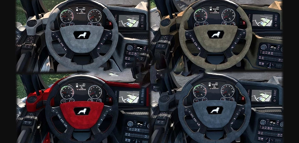 МОД MAN TGX E6 Interior Pack v1.4 ДЛЯ EURO TRUCK SIMULATOR 2