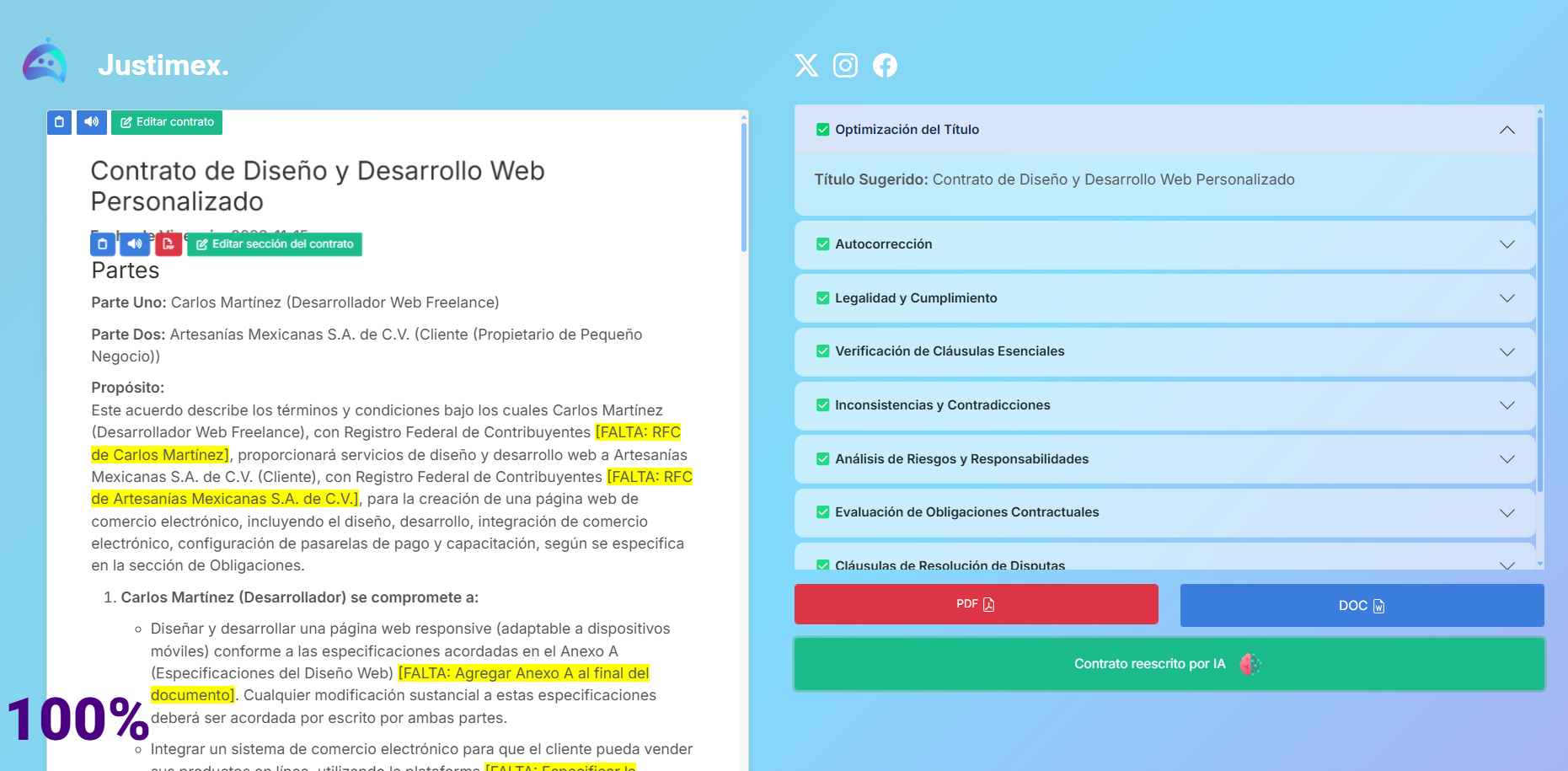 Panel de análisis legal 4