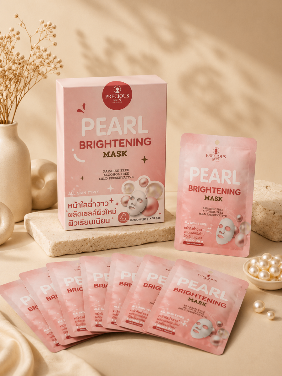 Precious Skin Pearl Brightening Sheet Mask image 3
