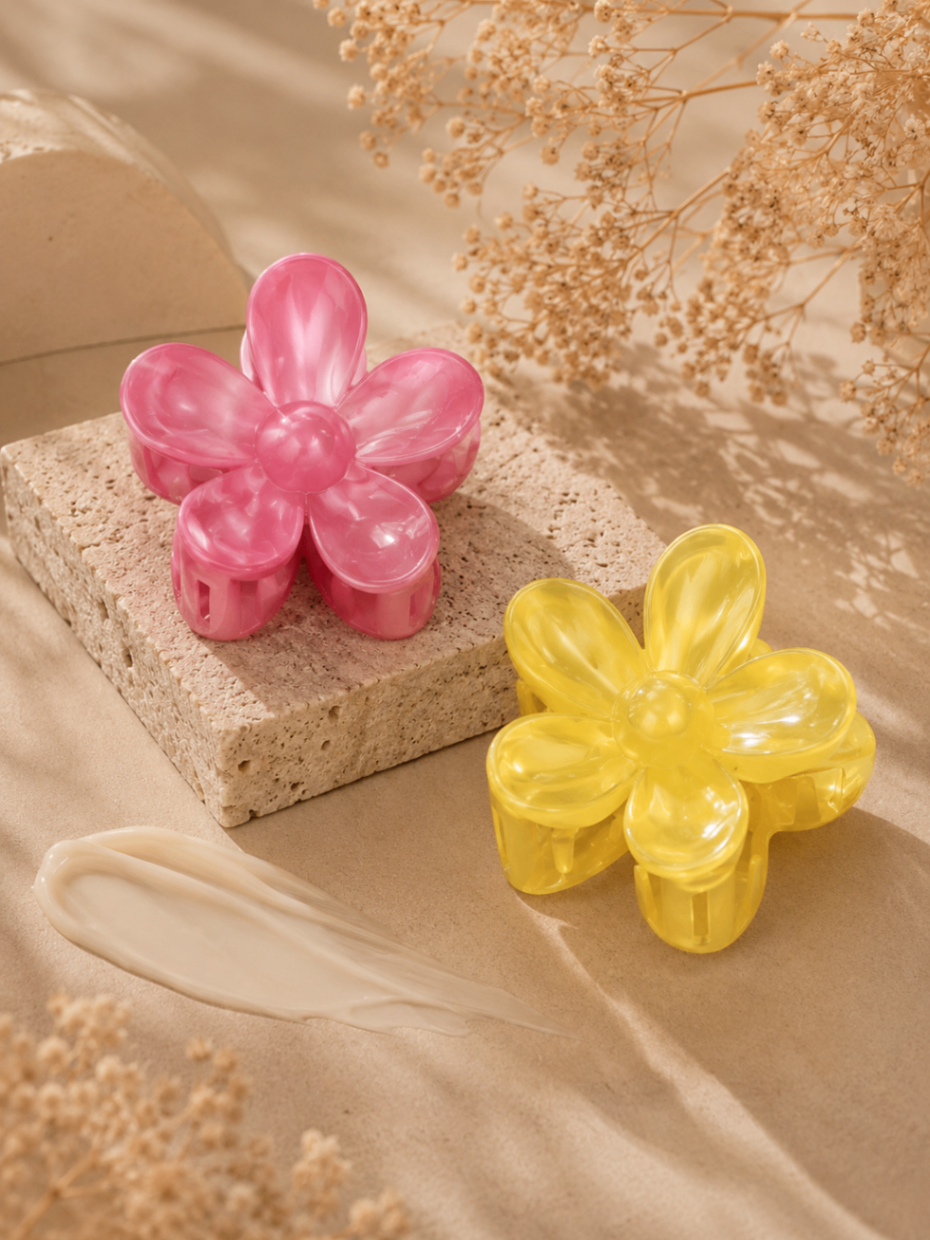 Flower Claw Hair Clip image 2