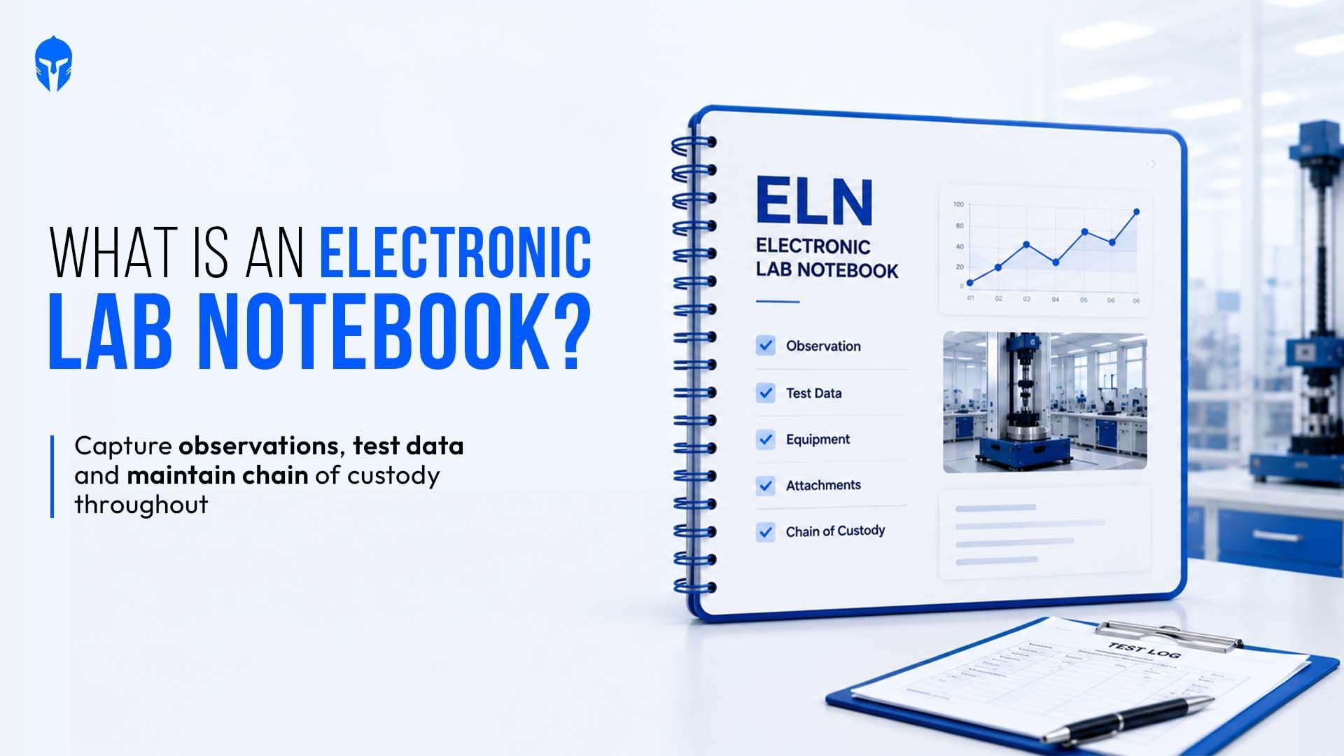 Electronic lab notebook ELN for engineering test labs — TITAN blog cover on test data capture, traceability and audit readiness