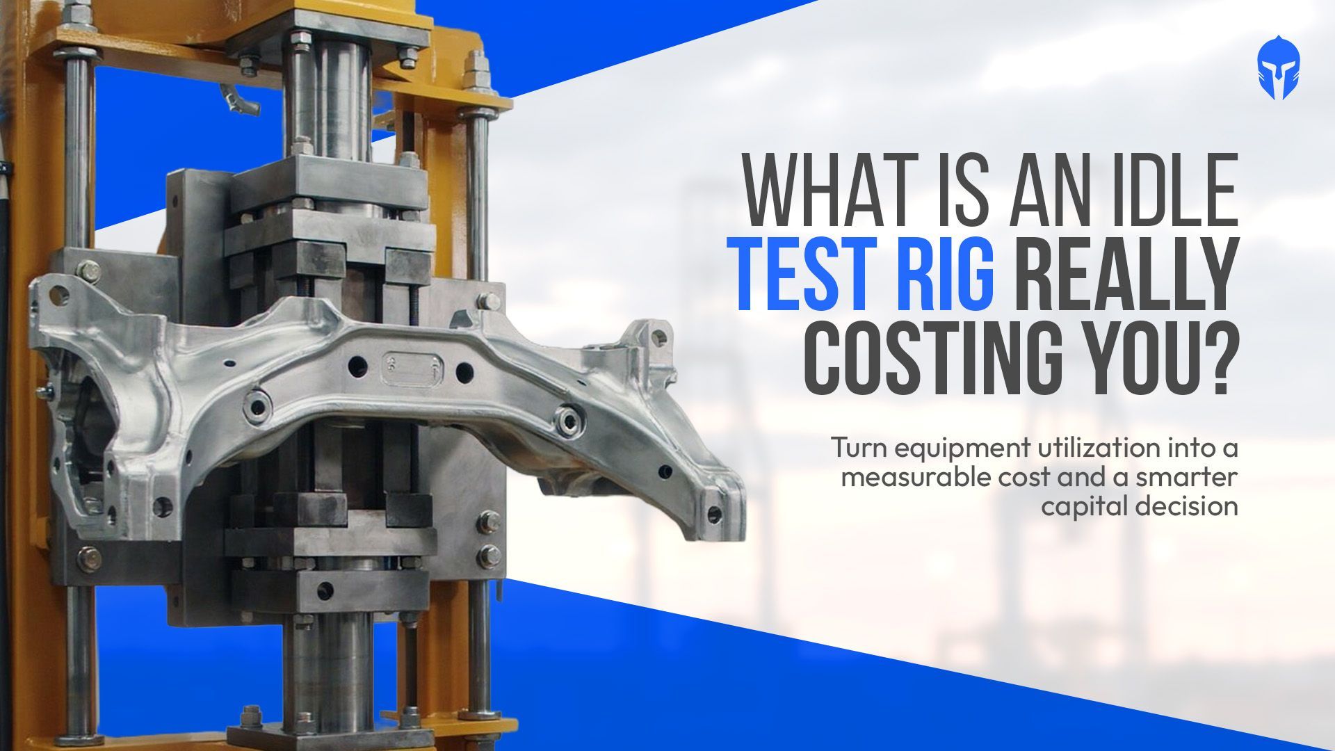 Idle test rig cost and equipment utilization in an engineering test lab