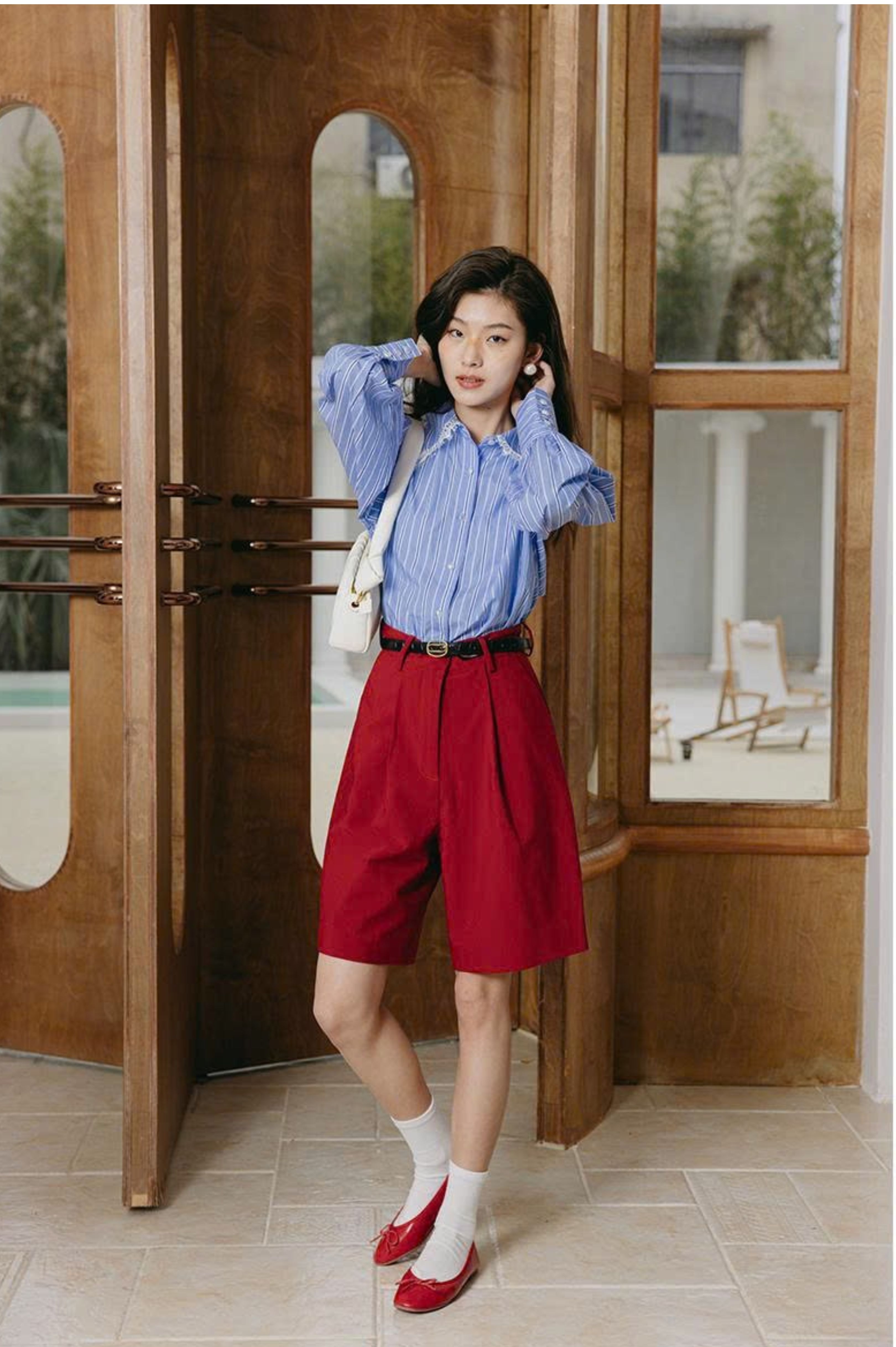 Quần Short Lưng Cao Style Hàn Quốc_TK009 thumbnail 6