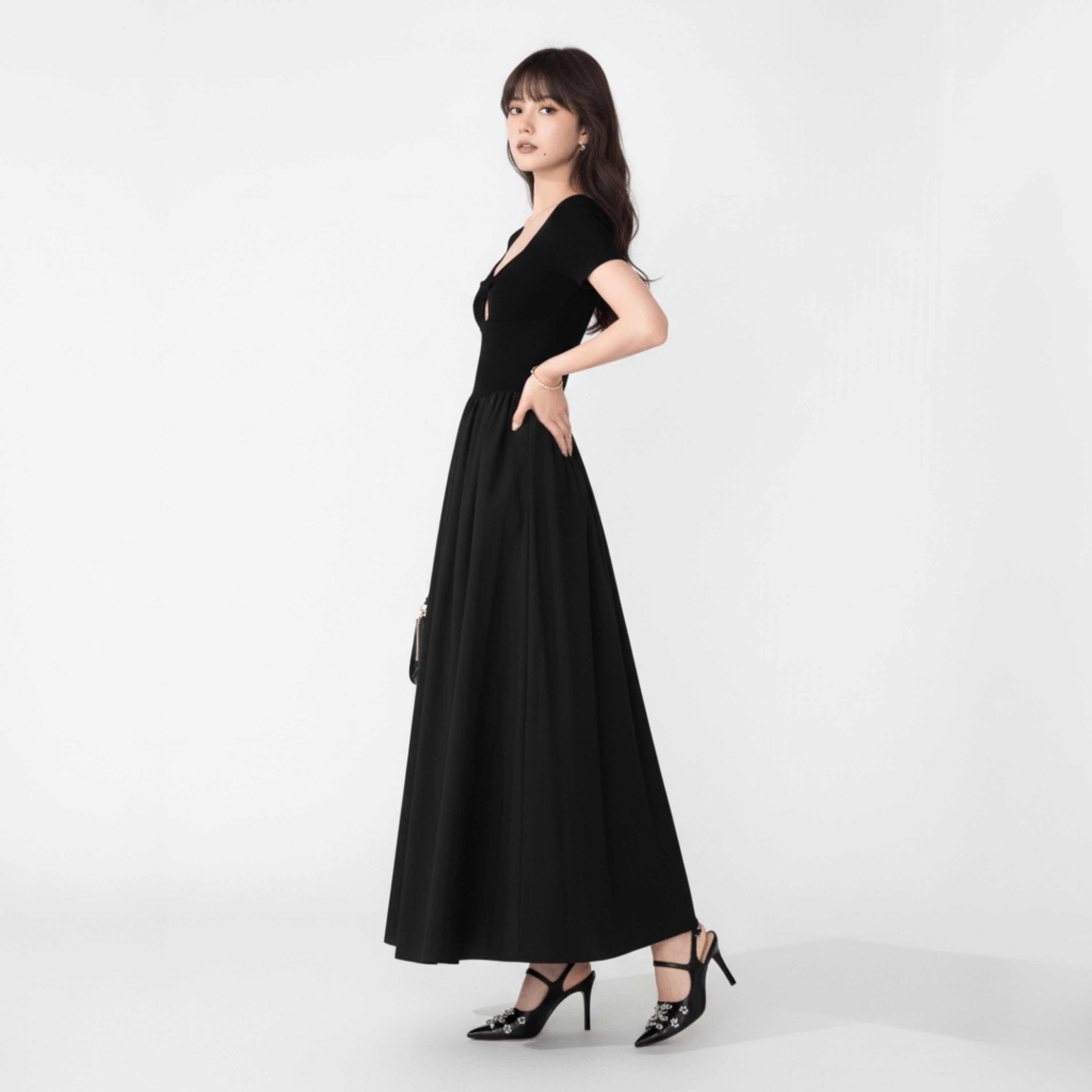 Đầm Midi Khoét Ngực_BS066 thumbnail 7