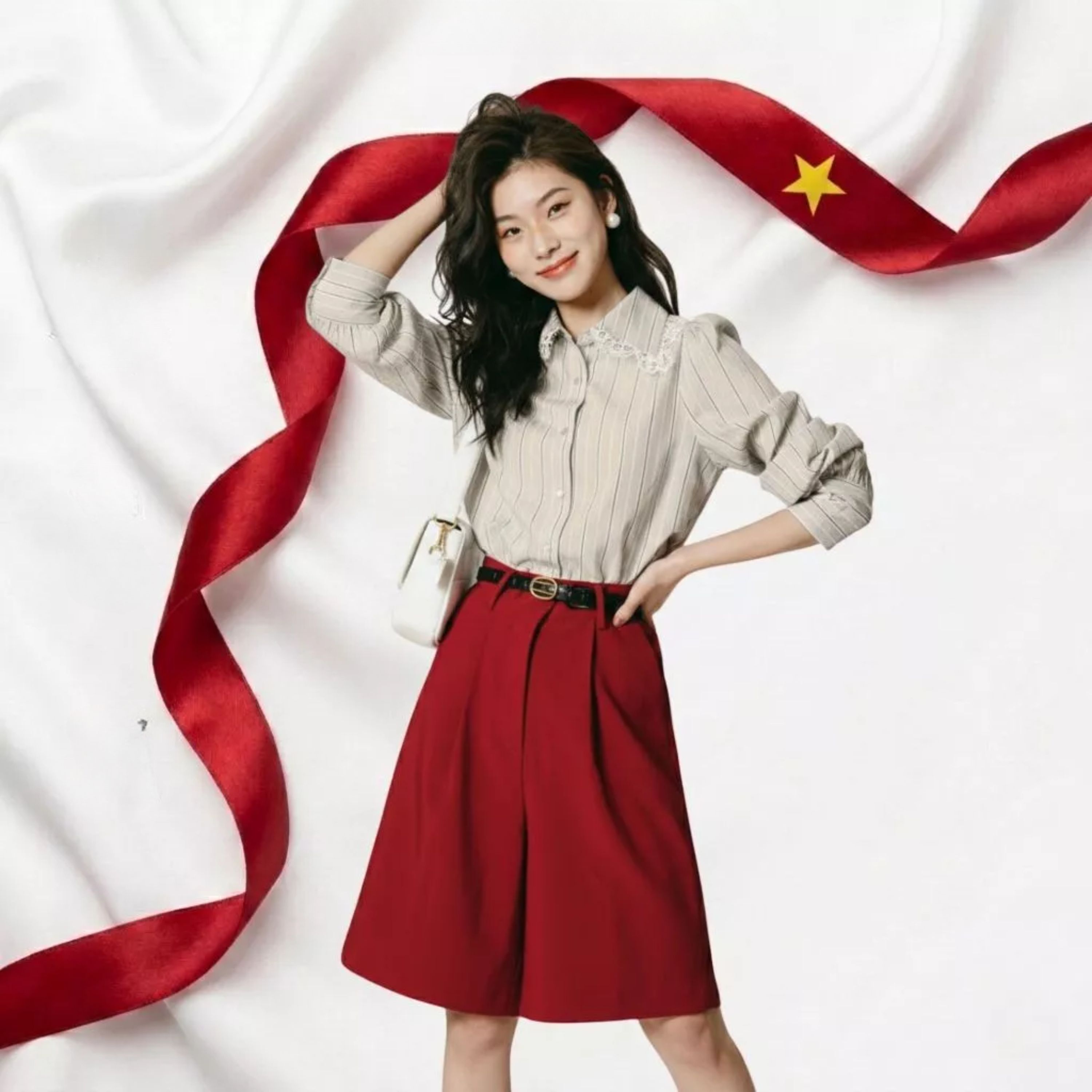 Quần Short Lưng Cao Style Hàn Quốc_TK009