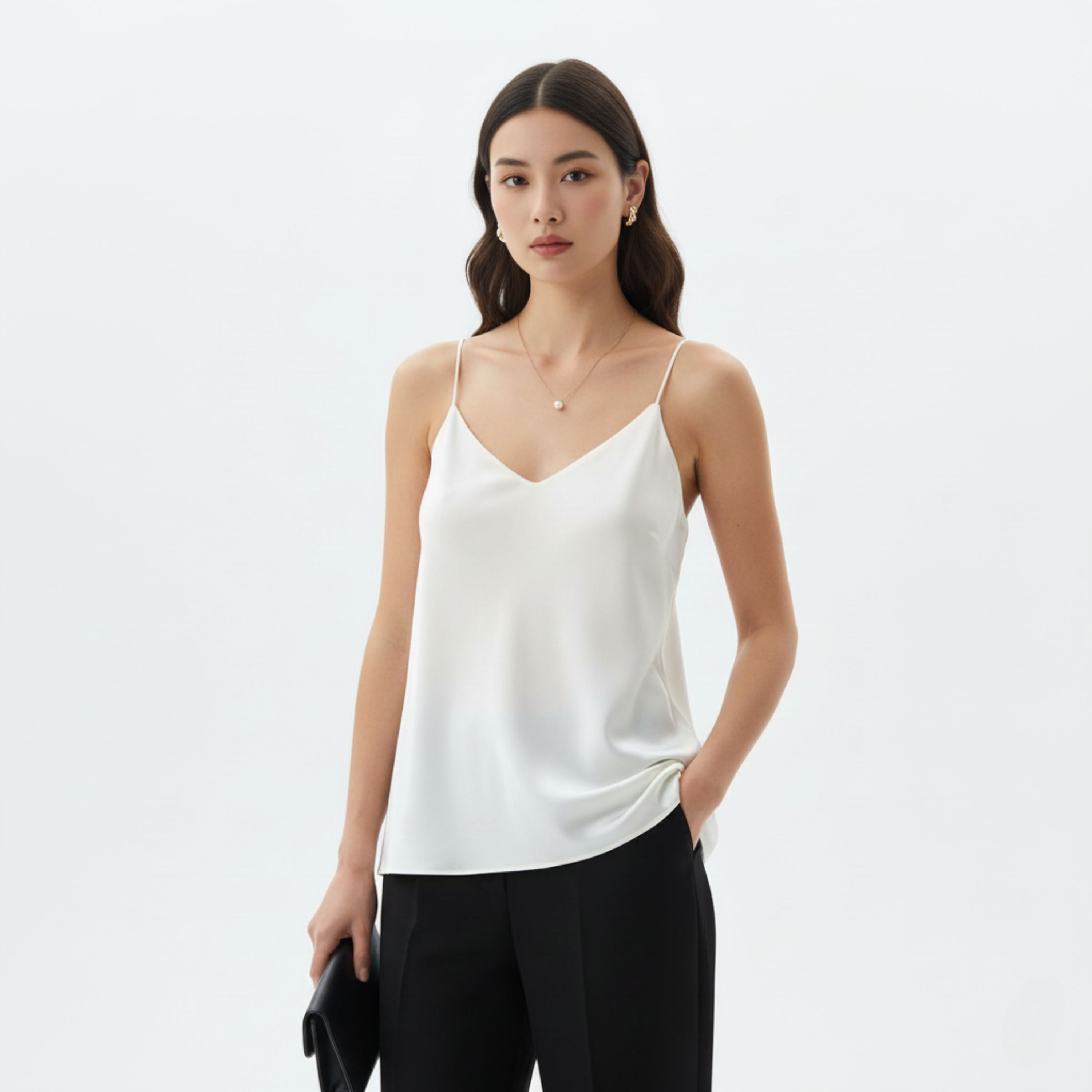 Áo Lụa 2 Dây Latin Cao Cấp Mặc Kèm Blazer Có Tăng Đưa_AL_2DAY