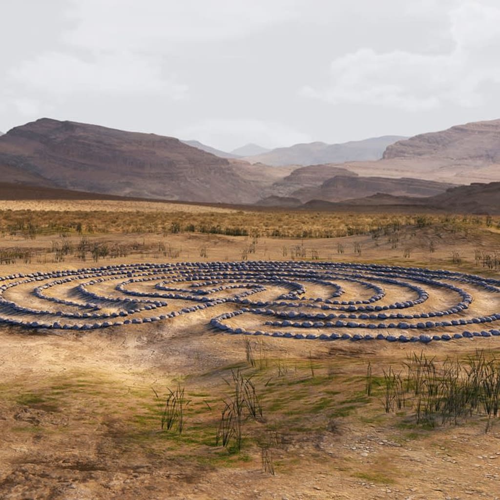 Slunovratový průchod labyrintem