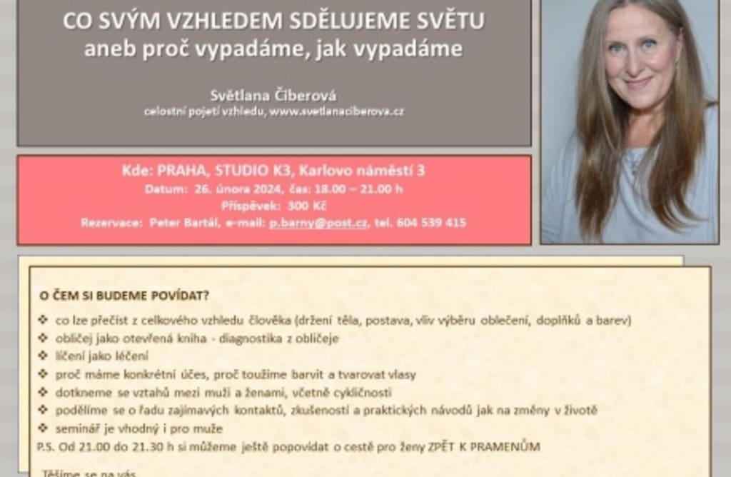 Co svým vzhledem sdělujeme světu se Světlanou Čiberovou