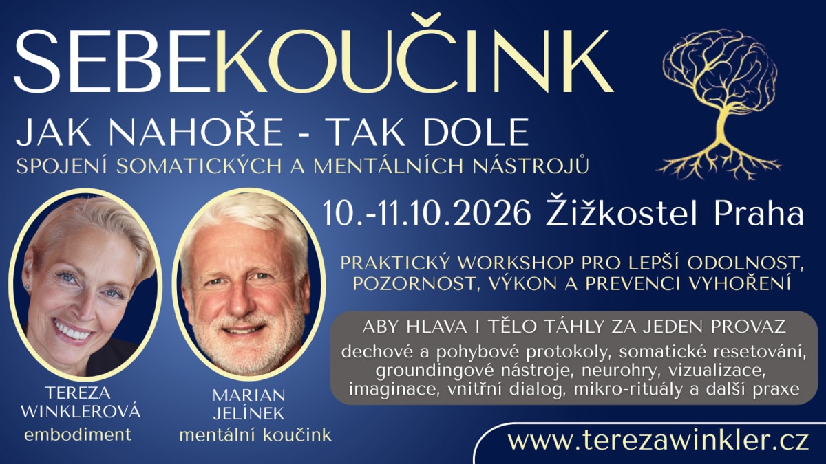 SEBEKOUČINK s Marianem Jelínkem a Terezou Winklerovou - JAK NAHOŘE, TAK DOLE