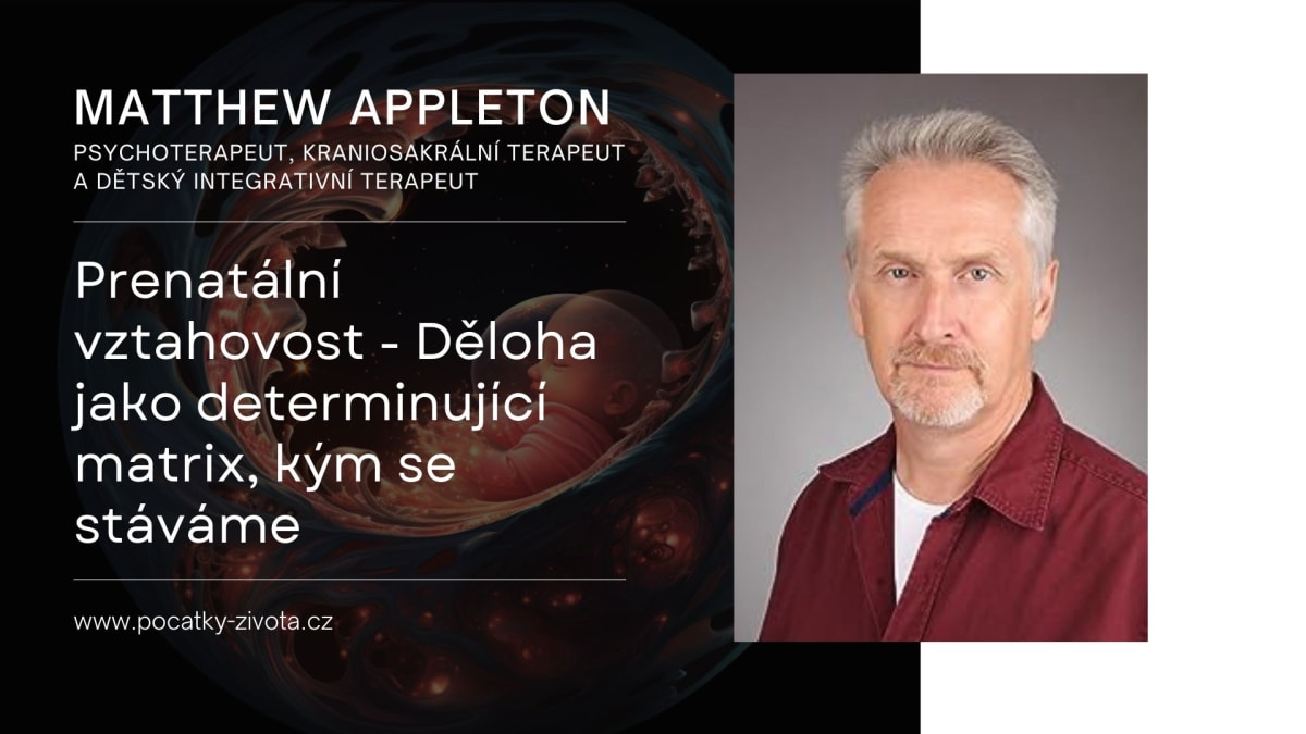 Matthew Appleton: Prenatální vztahovost - Děloha jako determinující matrix, kým se stáváme