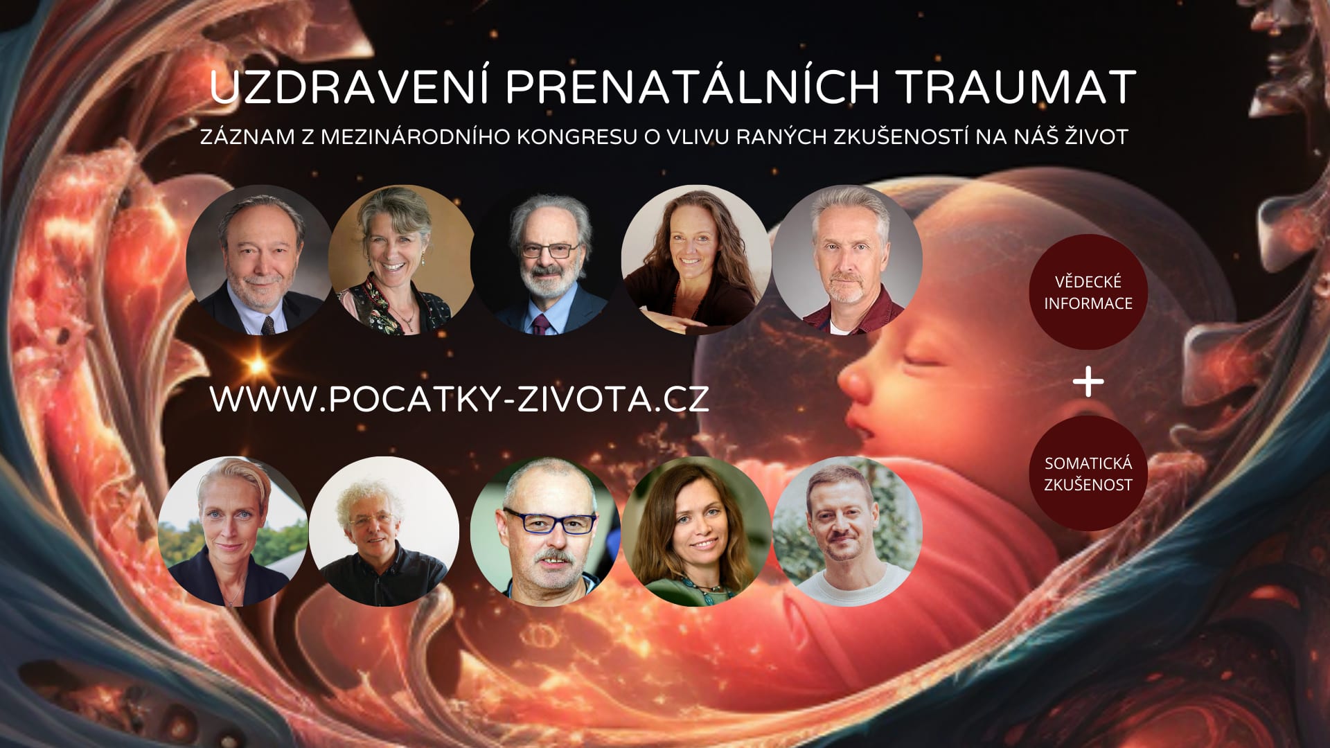 Celý balíček videozáznamů z kongresu Uzdravení prenatálních traumat