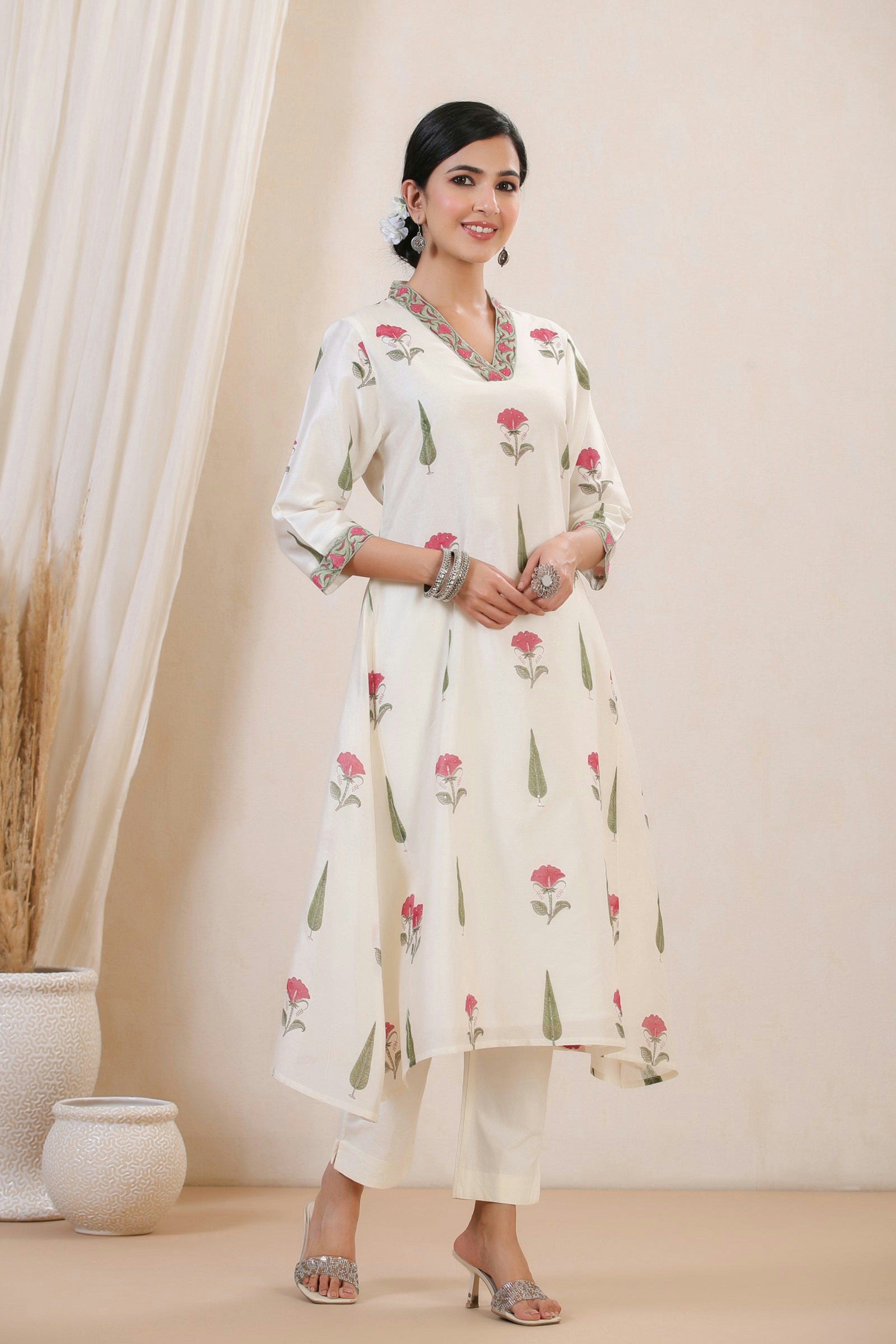 Midnight Textured Designer Kurti 3