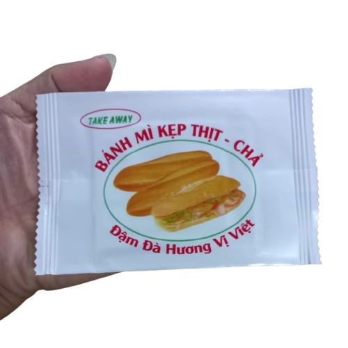 500 Cái Khăn Lạnh, Khăn Ướt Mini Cho Bánh Mì Kẹp Thịt Chả