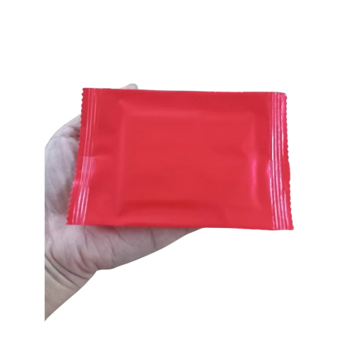 500 Cái Khăn Lạnh, Khăn Ướt Mini Màu Đỏ.