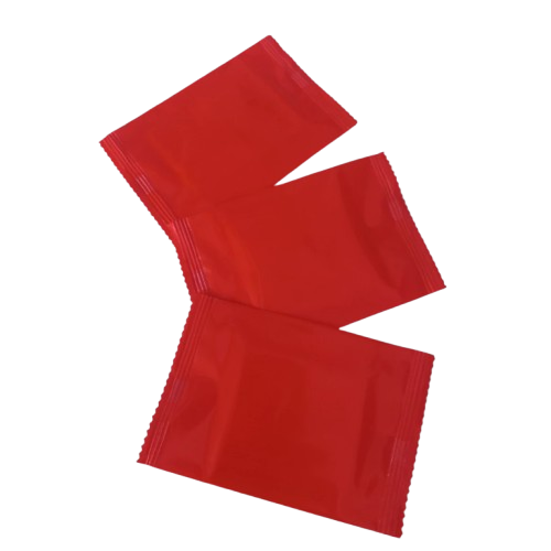 500 Cái Khăn Lạnh, Khăn Ướt Mini Màu Đỏ.