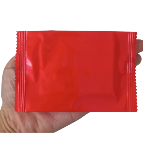 500 Cái Khăn Lạnh, Khăn Ướt Mini Màu Đỏ.